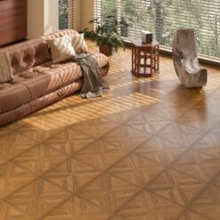 Sàn gỗ nhập khẩu Đức Rustic Luxury sàn gỗ cho phòng khách - Ảnh 3
