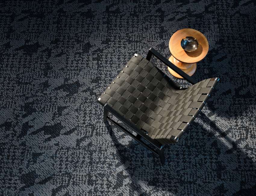 Thảm Mỹ Houndstooth Tile 5T282 tạo nên sự sang trọng, đẳng cấp cho không gian