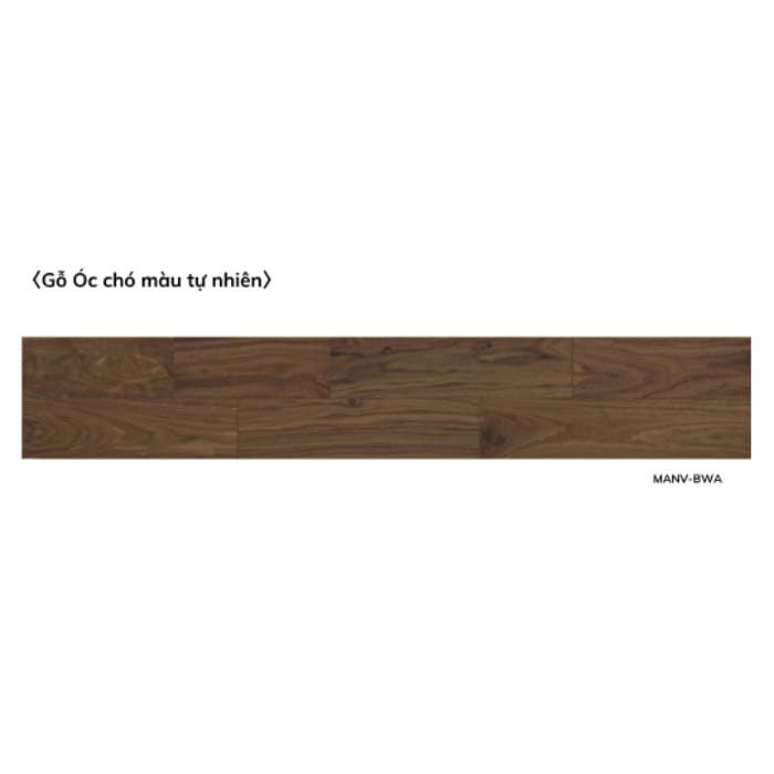 Sàn gỗ tự nhiên kỹ thuật sàn gỗ óc chó đen MANV - BWA 1