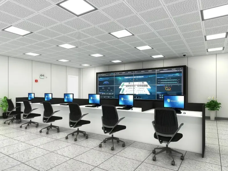 Sàn tấm ESD tại một phòng máy