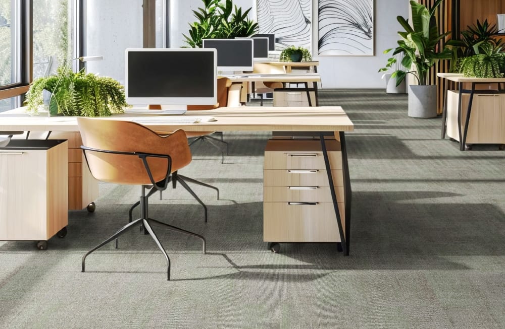 Phối cảnh không gian văn phòng với má màu FD05-Core