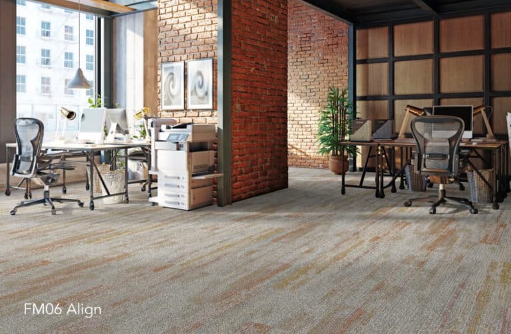 Lựa chọn cấu hình đế thảm EcoSoft theo từng khu vực văn phòng